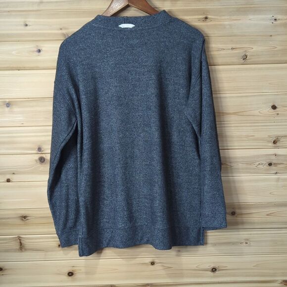 Iowa Hawkeyes Sweatshirt Womens Large Gray Pullover Mockneck Bottom Drawers - Picture 4 of 7